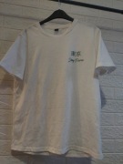 T-shirt Biały  S Smok męski 