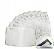 FILTRY DO MASECZKI PM25 PM 2.5 HEPA FILTR DO MASKI 50 Szt. X 5 250 SZTUK