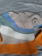 Sweter damski multikolor melanż