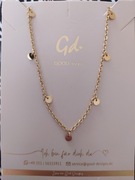 Bransoletka damska z 8 małymi kółkami 