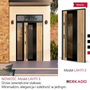 Drzwi stalowe zewnetrzne ERKADO Lahti 3