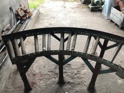 Zakręt łuk rolkowy, napędzany