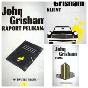 Firma, Klient, Raport Pelikana- John Grisham. Stan bdb-