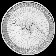 Australijski Kangur tuba 25 uncja srebra 1oz
