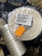 Wstążka satynowa ecrue 12mm 25m krążek kolor 127