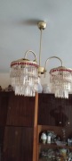 Żyrandol z prl  sprawny 