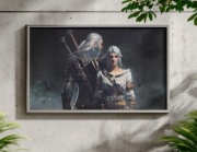 Plakat Wiedźmin 3 Dziki Gon A3 Papier Fotograficzny