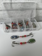 Zestaw błystki obrotówki spinningowe 10 szt kolorowe