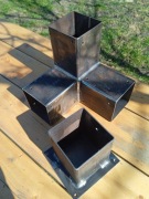 Łączniki belek antresola wiata garaż komplet 120x120