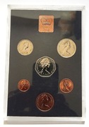 Royal Mint zestaw 6 monet - 1976 Elizabeth R. Wielka Brytania