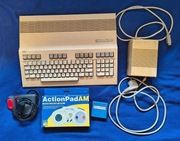 Zestaw C128 + zasilacz + Kung Fu Flash + joystick + joypad