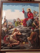 Obraz haft ręczny Kazanie na Górze (Pan Jezus)