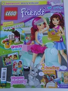 Lego Friends magazyn 4/2015 + klocki urodziny