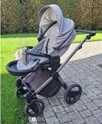 Wózek dziecięcy 2w1 - gondolka i spacerówka kolory szarości