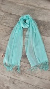 Europe szalik gładki Z wiskozy z frędzlami wiosenny 