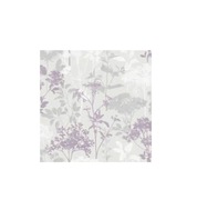 Tapeta FineDecor Meadow Floral kwiaty łąka szary