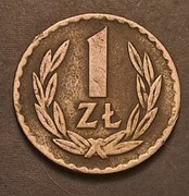 Moneta 1 zł 1949 rok bez znaku mennicy