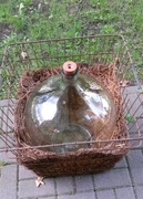 Gąsior na wino balon retro vintage PRL 