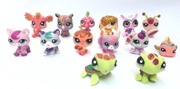 littlest pet shop zestaw brokatowych figurek