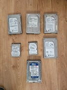 Dyski HDD 7 sztuk