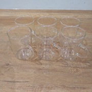 Szklanki 6szt. Niemcy NRD lata 70