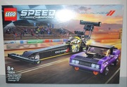 LEGO Speed Champions 76904 Mopar Dodge SRT Top Fuel Dragster NOWY