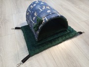 Nowy tunel stojący i hamak dla gryzoni 