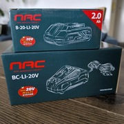 NAC Akumulator 20V 2.0Ah + ładowarka