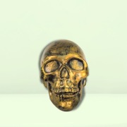 Figura Dekoracyjna - Czaszka (Ghotic, Dark Academia)