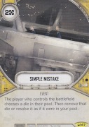SWD SOH147 Simple Mistake Star Wars Destiny