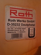 Zbiornik na olej opałowy, napędowy jednościenny kompaktowy 1000L ROTH