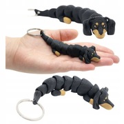 Breloczek 3D w kształcie pieska – Jamnik