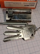 Wkładka patentowa jednostronna 9/45 LOB ARES nikiel-satyna 