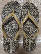 Klapki, Japonki Damskie w Panterkę