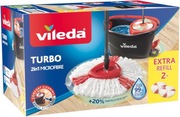 Vileda Easy Wring/Clean Turbo Zestaw Miotły z Wiadrem + 2 Wkłady! NOWE