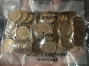 5 grosz 1992 rok, nie otwierany woreczek bankowy RRR