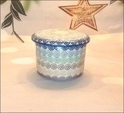 Maselniczka hermetyczna wodna dzwonkowa  ceramika Bolesławiec 