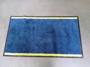 Wycieraczka Mata niebieska 85x150 cm podłogowa wejściowa niebieski