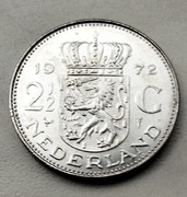 Holandia 2 1/2 Guldena 1972 r Julia 