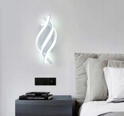 KUKAK Lampa LED Ścienna 22W 6000K 1800lm Nowoczesna Biała NOWA