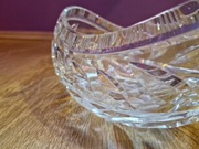 Duża gondola, salaterka miska, misa, KRYSZTAŁ PRL