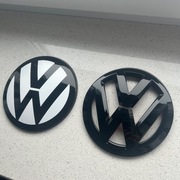 NOWE Emblematy VW Volkswagen Przód Tył