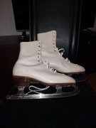 Łyżwy figurowe białe