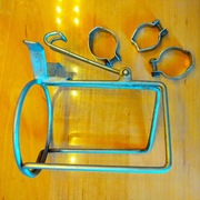 Unikat ZZR Romet koszyk przód z obejmami PRL bidon stalowy klasyk oryginał