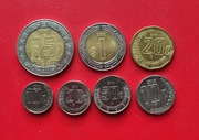 MEKSYK zestaw 7 monet każda inna każda
