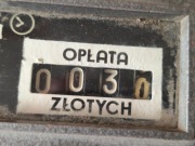 Stary taksometr z 1976 roku