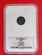 Szwecja, Riga, Christiana, Szeląg 1645r. Grading VF35 !!!