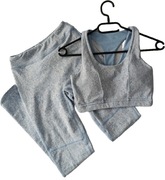 Komplet na siłownię gymshark damski niebieski 