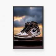 Plakat Jordan 1 Retro High Dark Mocha /Streetwear 
