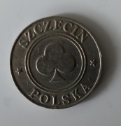 Stary żeton Szczecin Polska 